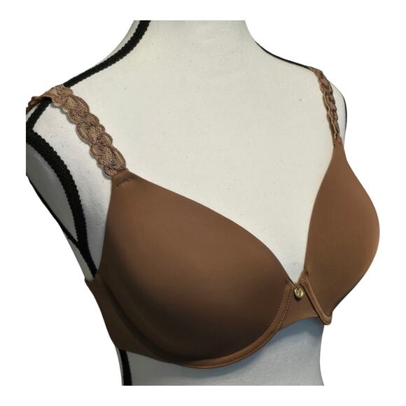 Natori T-Shirt Bra Womens Size 34D Brown Underwire Padded - Picture 4 of 8